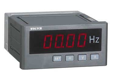 Single Phase Digital Frequency Panel Meter , Complex Electrical Frequency Meter Analog Signal Input